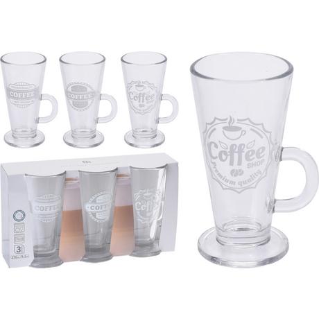 FS-STAR Latte Macciato Gläser 270ml 3er Set  