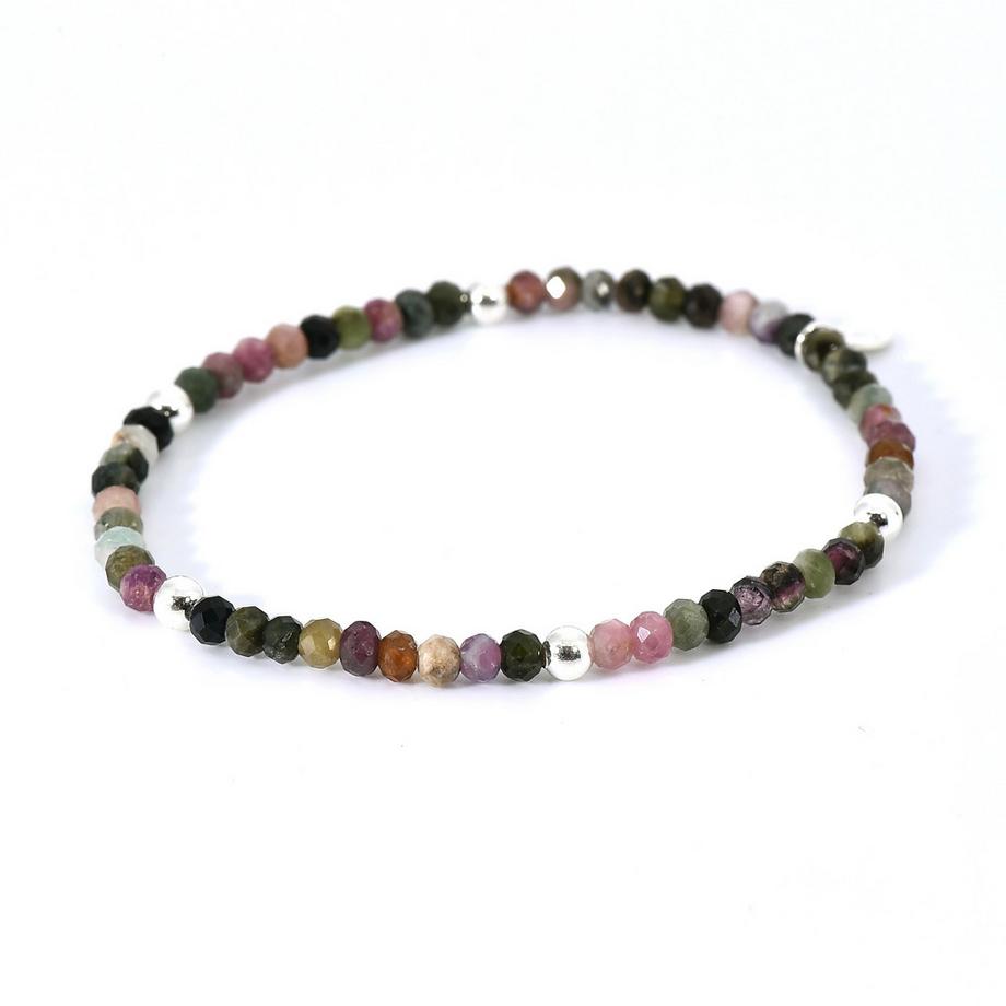 Balibay  Bracelet Naama avec pierres de tourmaline et argent 