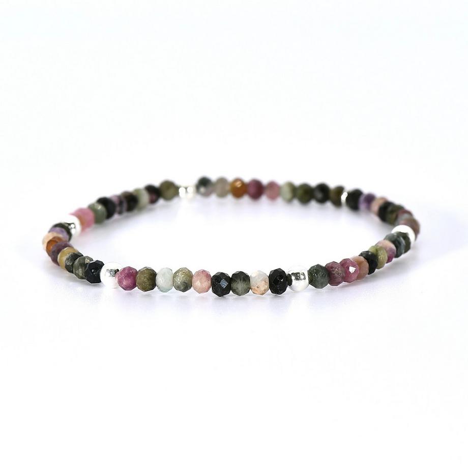 Naama  Armband mit Turmalin Steine und Silber