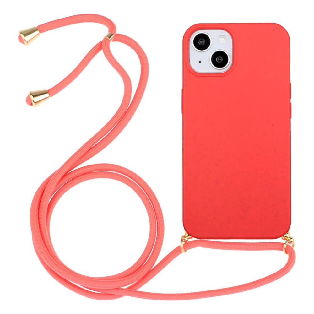 Cover-Discount  iPhone 15 - Eco-Friendly Bio Case con catena 