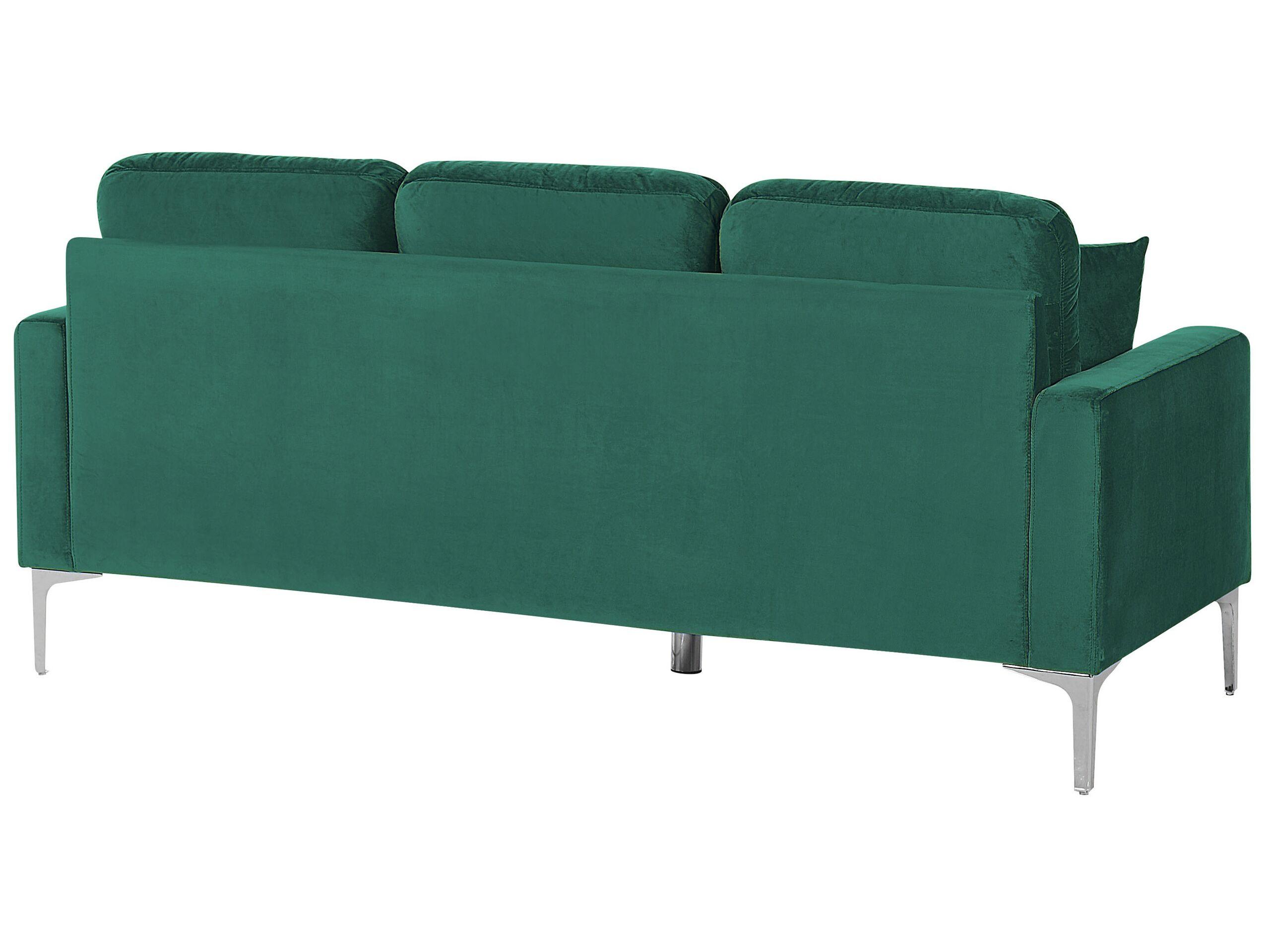 Beliani 3 Sitzer Sofa aus Samtstoff Retro GAVLE  