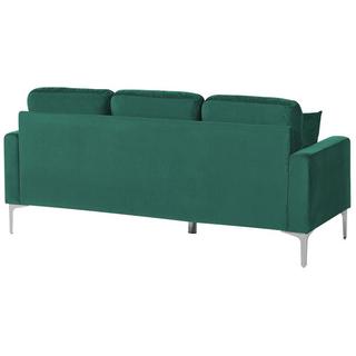 Beliani 3 Sitzer Sofa aus Samtstoff Retro GAVLE  