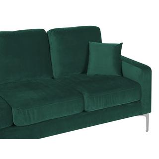 Beliani 3 Sitzer Sofa aus Samtstoff Retro GAVLE  