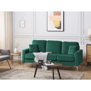 Beliani 3 Sitzer Sofa aus Samtstoff Retro GAVLE  