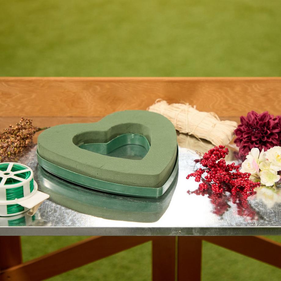 B2X  Steckschaum Herz 2er Set 