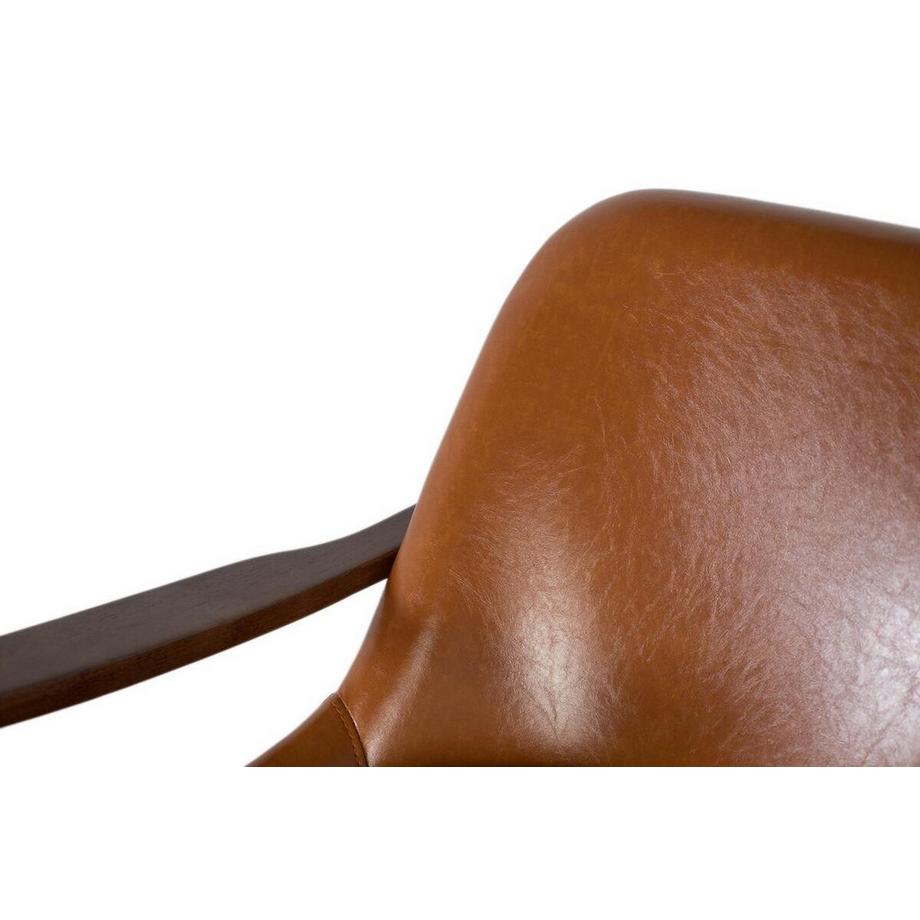 mutoni inspiration Sessel Solana PU-Kunstleder zigelbraun  