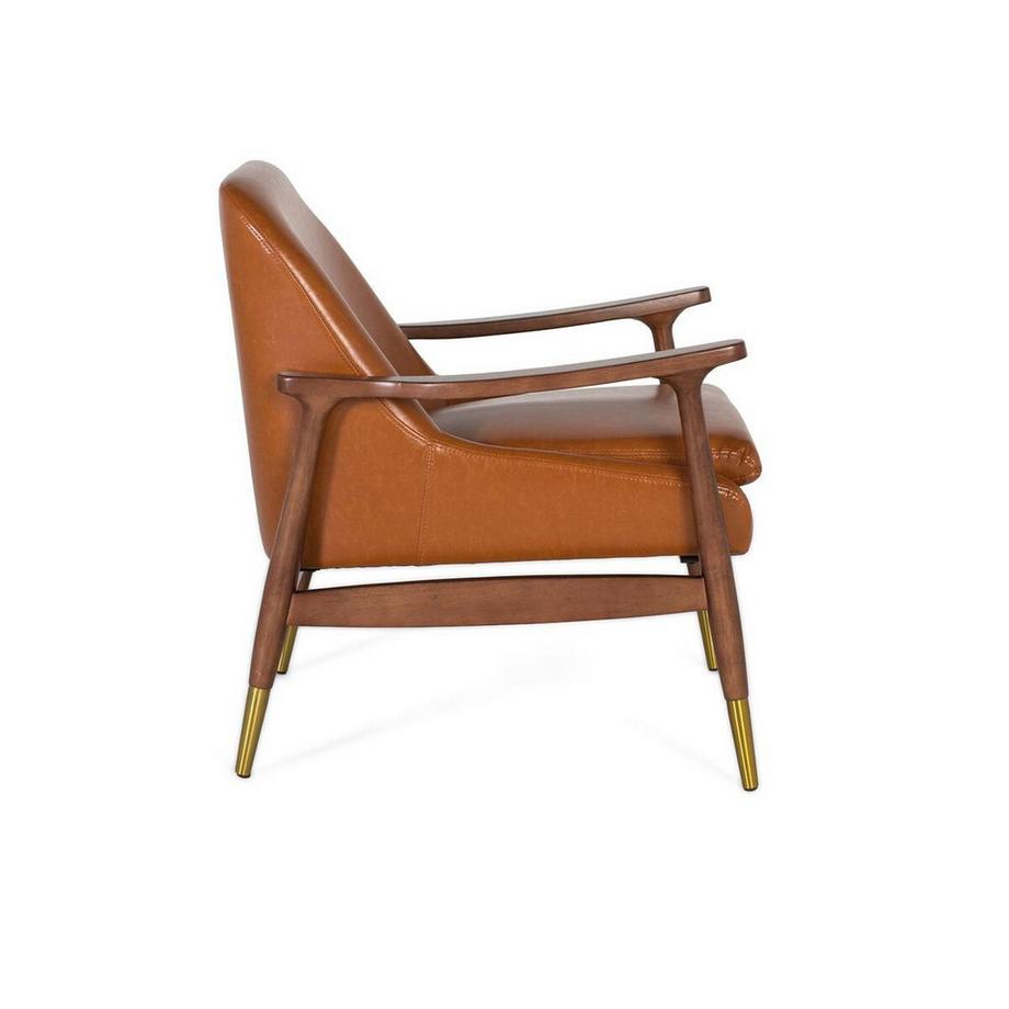 mutoni inspiration Sessel Solana PU-Kunstleder zigelbraun  