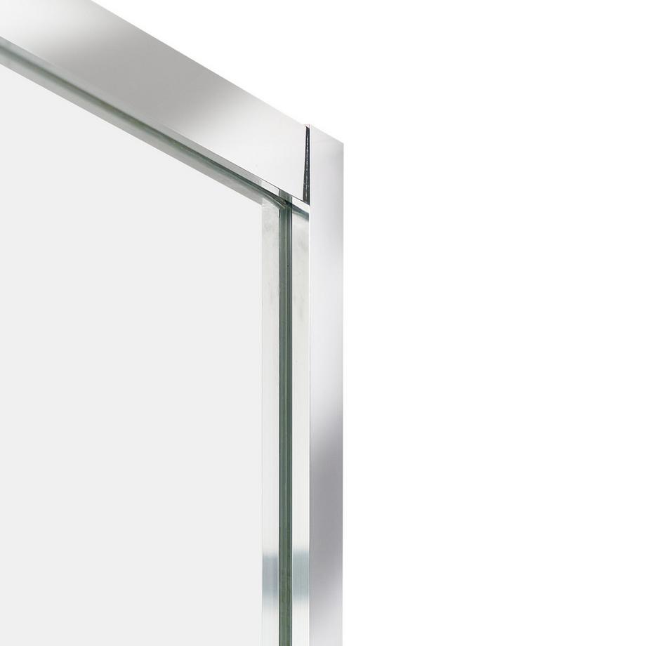 Beliani Cabine de douche en Verre de sécurité  TELA  