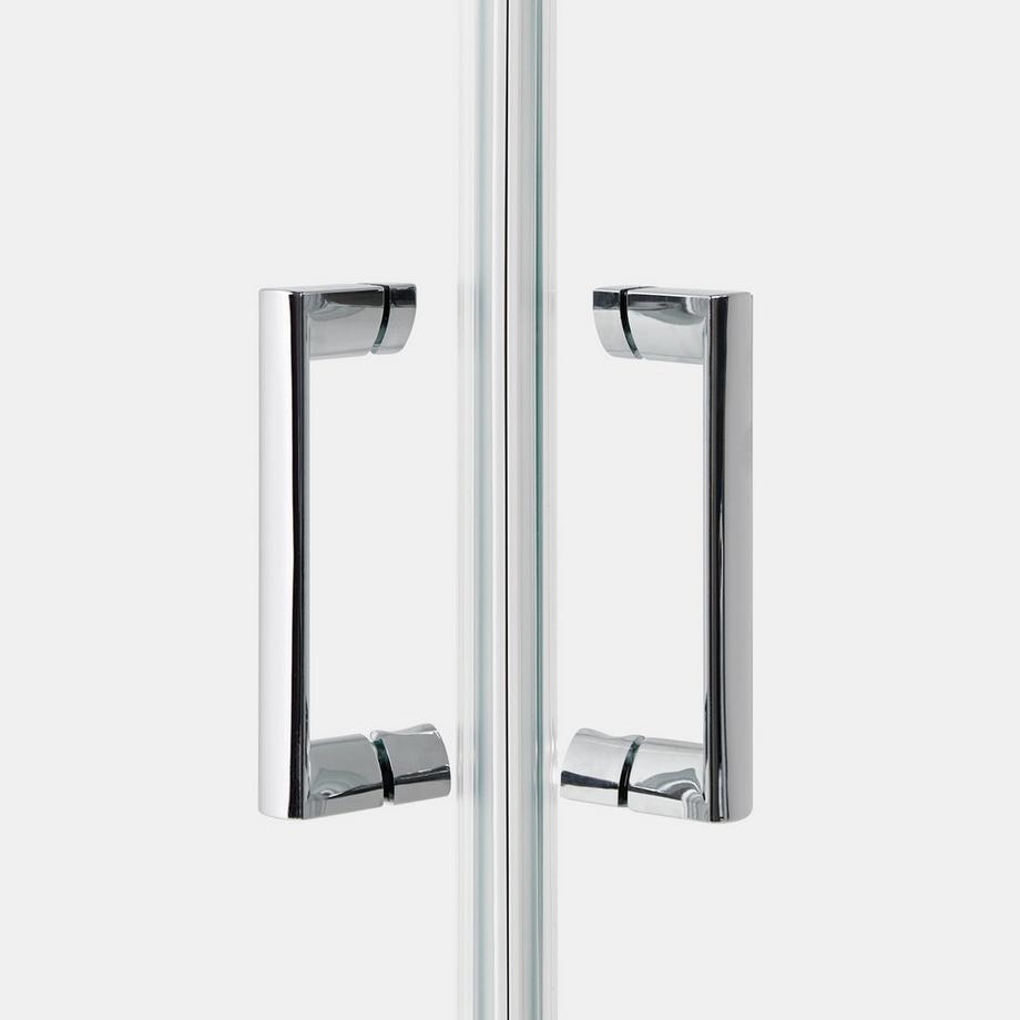 Beliani Cabine de douche en Verre de sécurité  TELA  