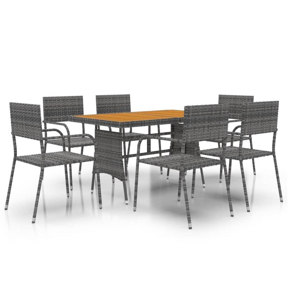 VidaXL Garten essgruppe poly-rattan  