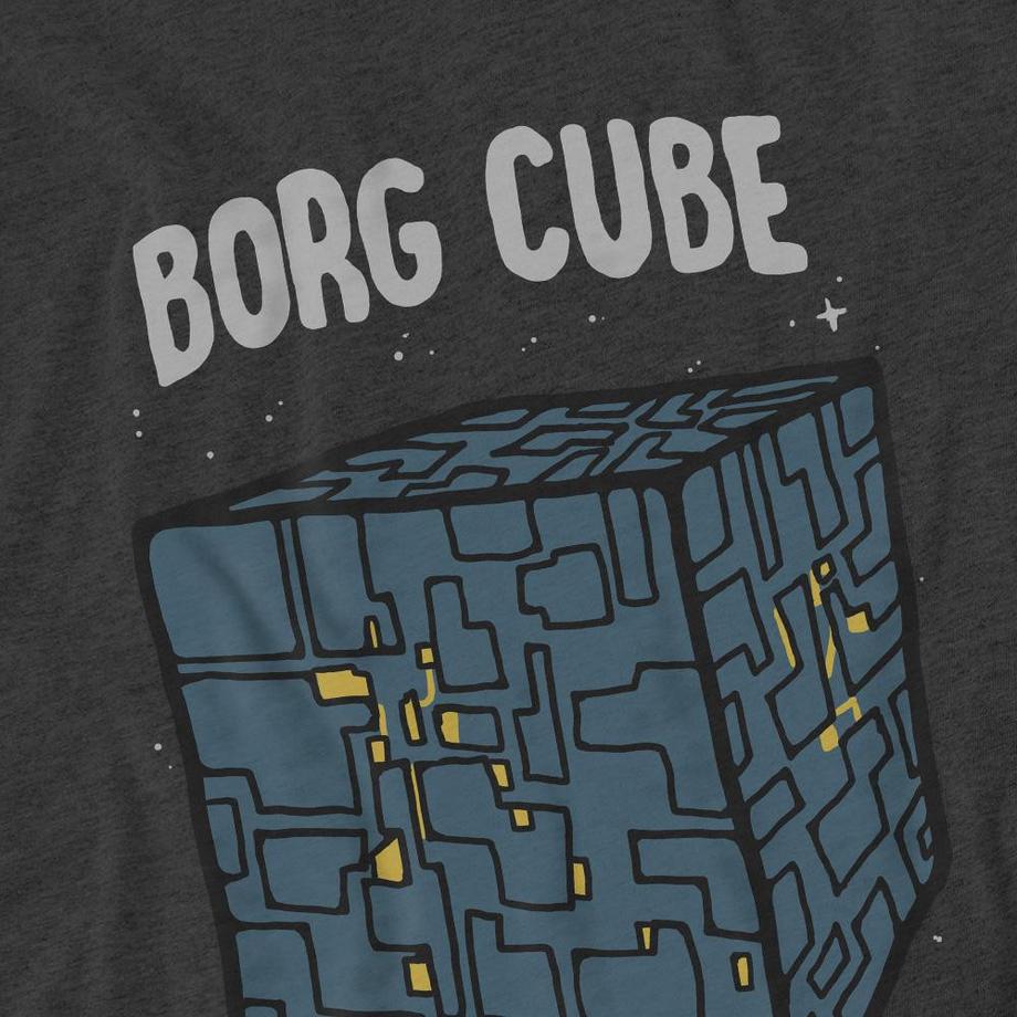 Star Trek Tritanium Borg Cube T-Shirt  