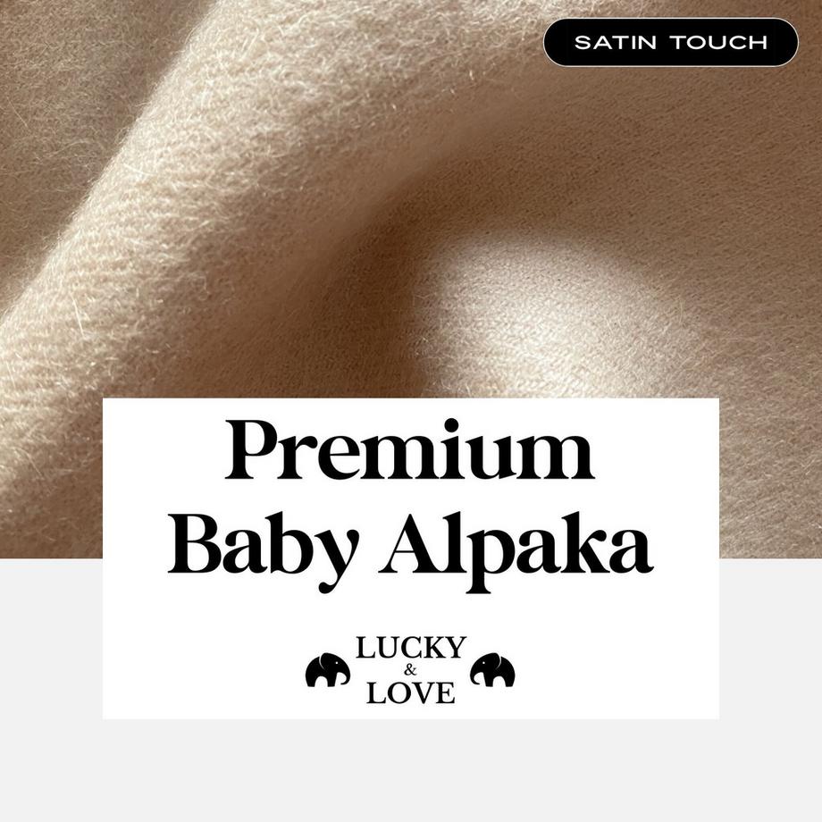LUCKY & LOVE  Écharpe en baby alpaga Qori 