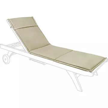 Cuscino da giardino havana per lettino 63x190