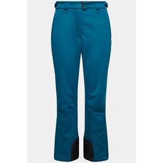 Ulla Popken Pantaloni Softshell idrorepellente con linguetta a strappo e paraneve  