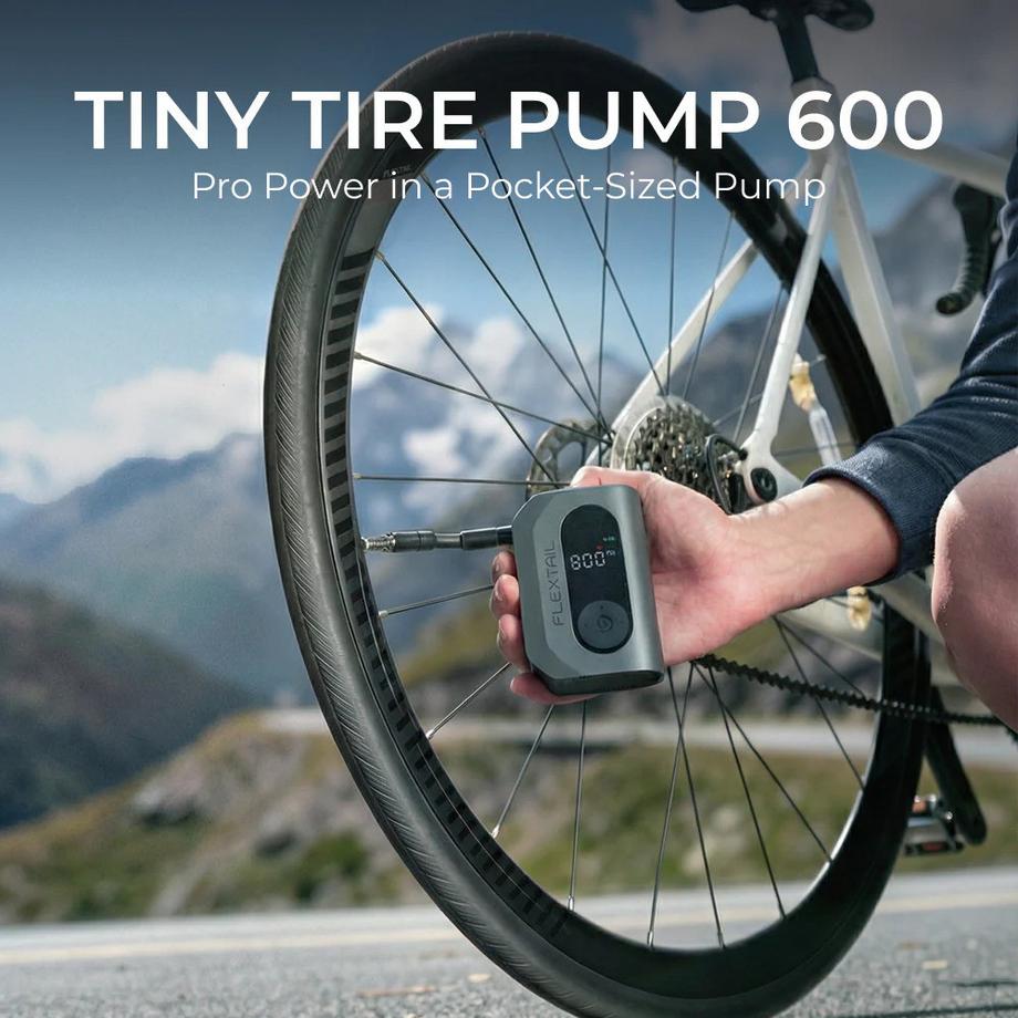 Flextail  Tiny Tire Pump 600, Dunkelgrau 
