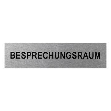 Plaque de porte en aluminium " Besprechungsraum " 160x40mm