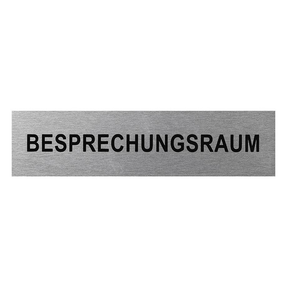 Pricenet Aluminium-Türschild „Besprechungsraum“ 160x40mm  