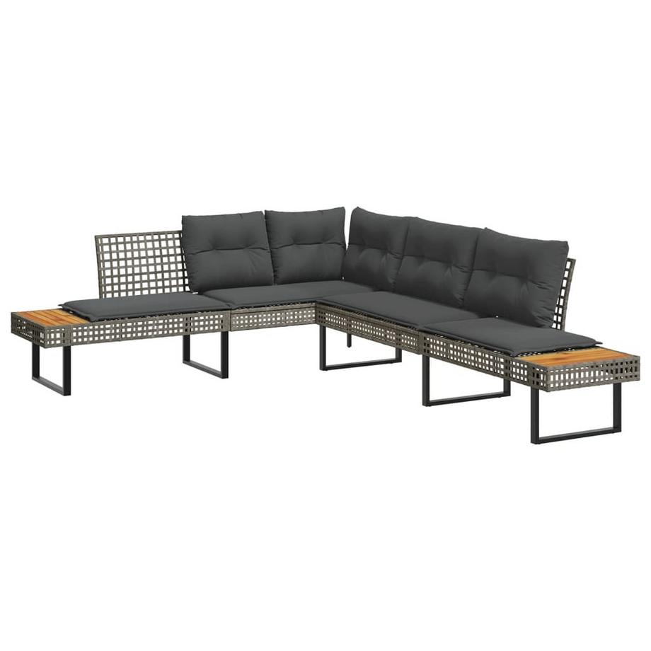 VidaXL Garten sofagarnitur poly-rattan  