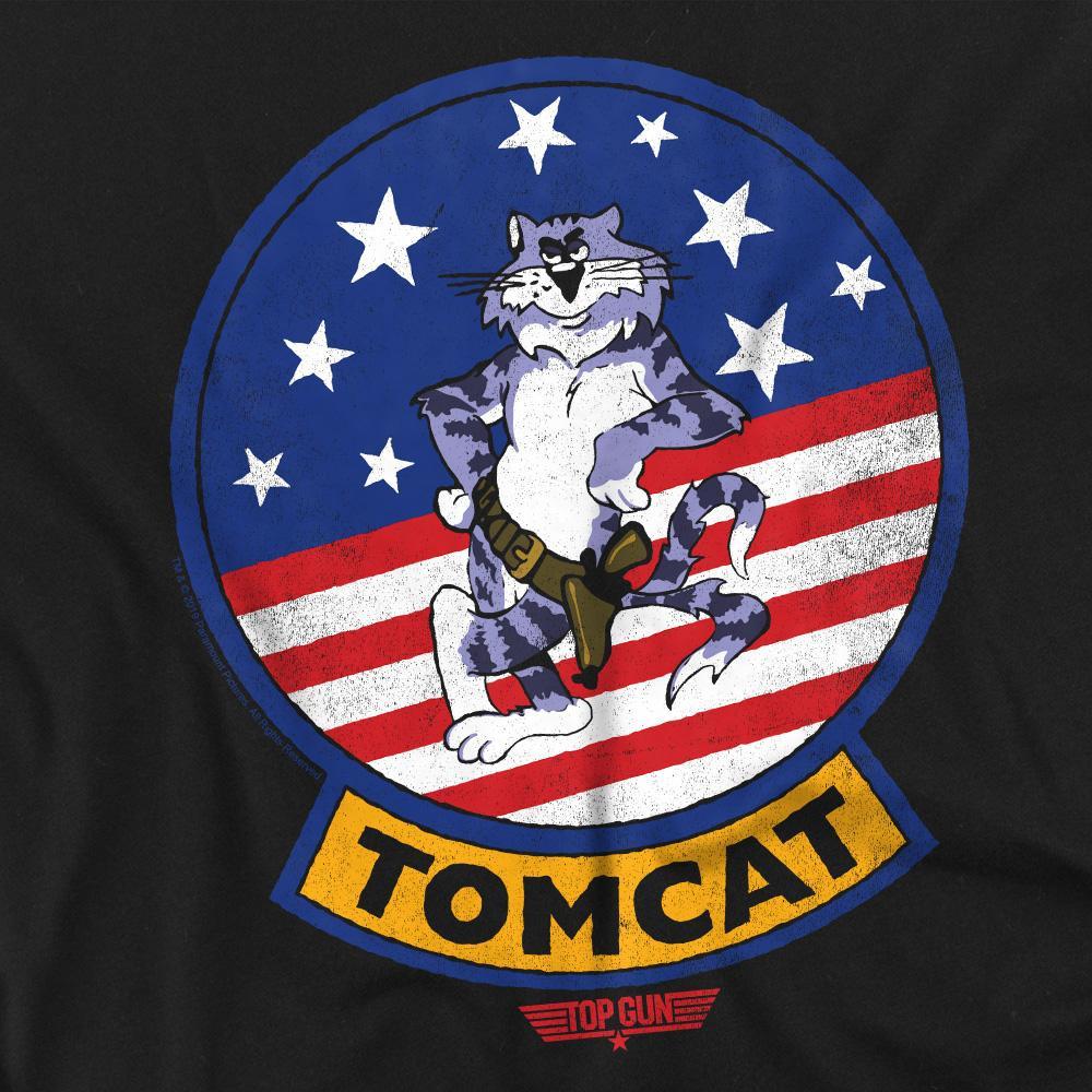 Top Gun Tomcat T-Shirt Stampata Maniche Corte  
