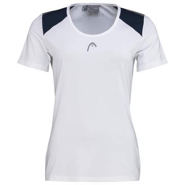 Club Tech T-Shirt W blanc/bleu foncé