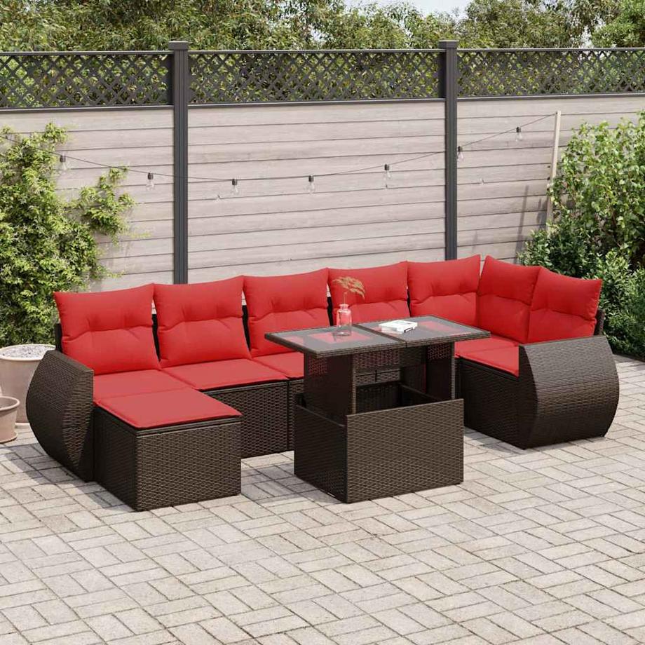 VidaXL Garten sofagarnitur poly-rattan  