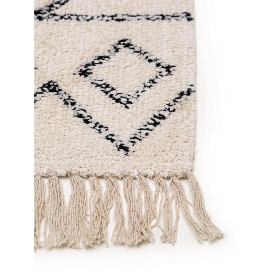 Benuta Waschbarer Baumwollteppich Naomi Cream  