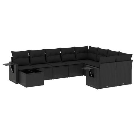 VidaXL set divano da giardino Polirattan  