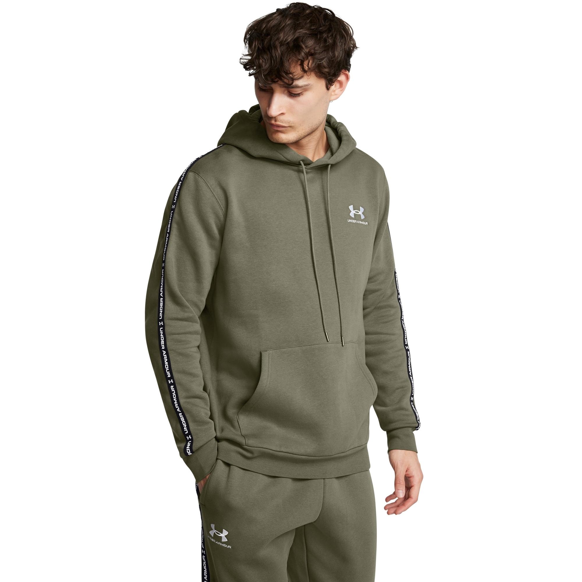 UNDER ARMOUR  sweatshirt à capuche à bandes griffées icon feece 