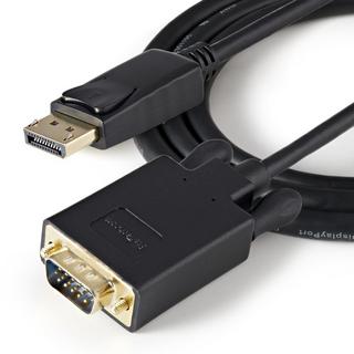 STARTECH.COM  StarTech.com DisplayPort auf VGA Kabel 91cm (Stecker/Stecker) - DP zu VGA Kabel Adapter - Schwarz 