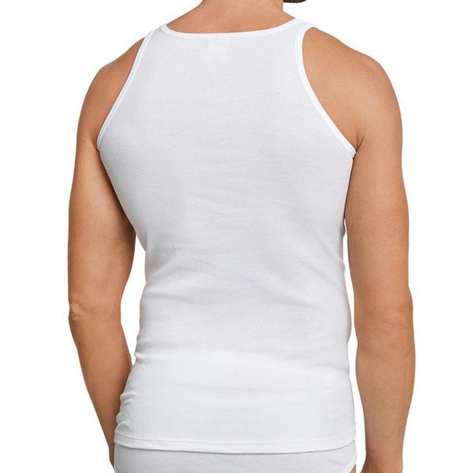 Schiesser Original Classics Canottiera a Costine Fini Confezione da 4  