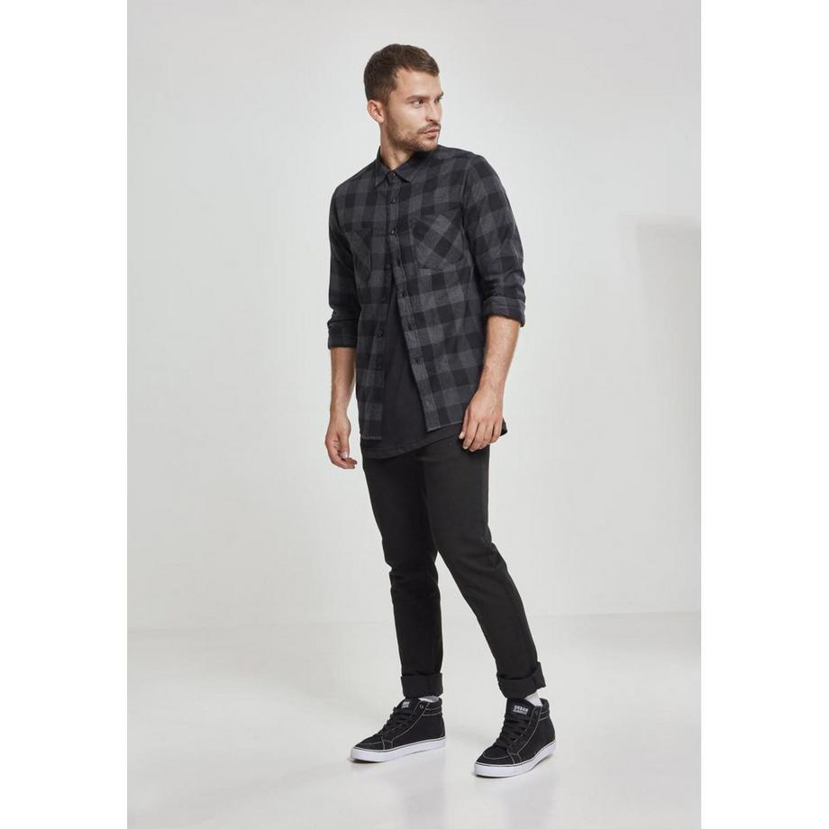 URBAN CLASSICS Basic Flanellhemd  