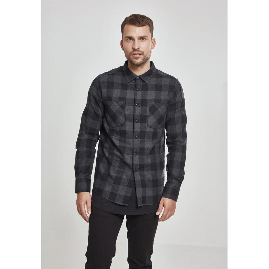URBAN CLASSICS Basic Flanellhemd  