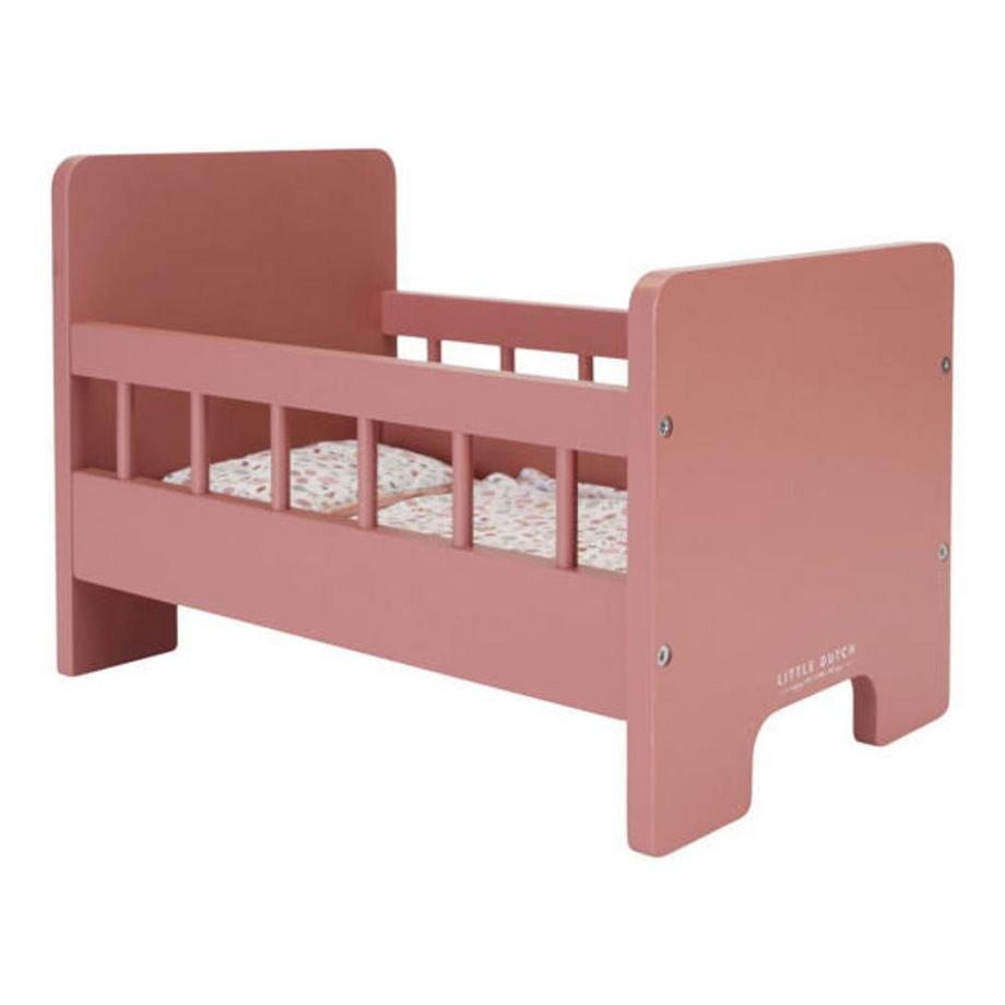 Little Dutch  Puppenbett aus Holz FSC inkl. Textilien 