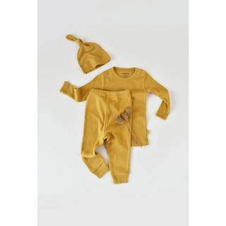 BabyCosy Organic  Set, Hose, T-shirt langarm, Mütze 