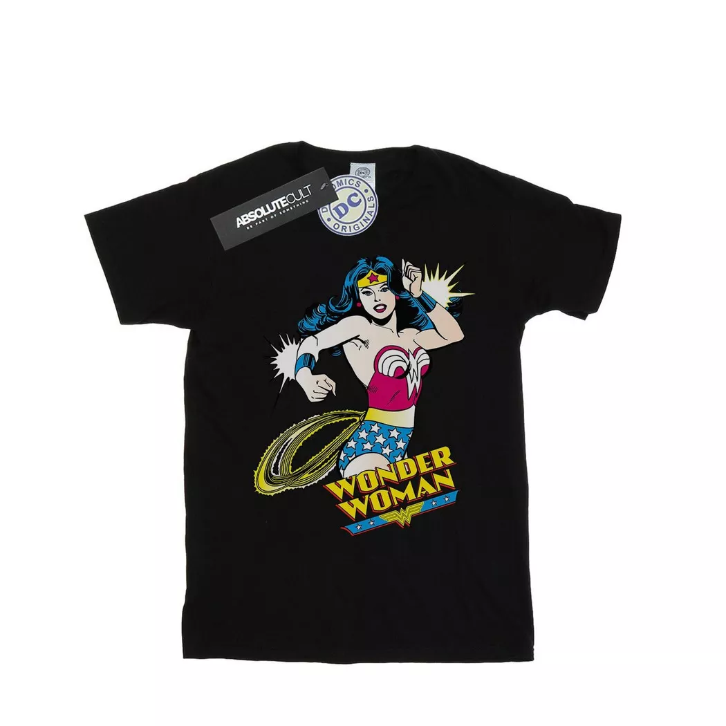 DC COMICS - TShirt, für Damen, Schwarz, Größe XL