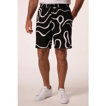 Bermuda, Alloverprint, Elastikbund