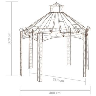 VidaXL padiglione da giardino Ferro  