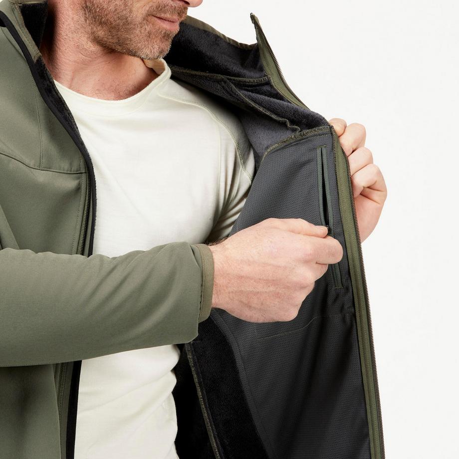FORCLAZ  Giacca softshell uomo antivento calda 