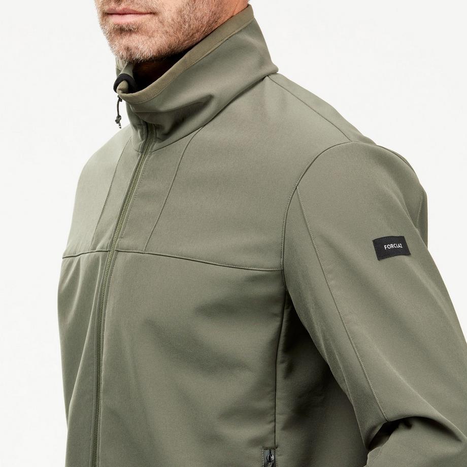 FORCLAZ  Giacca softshell uomo antivento calda 