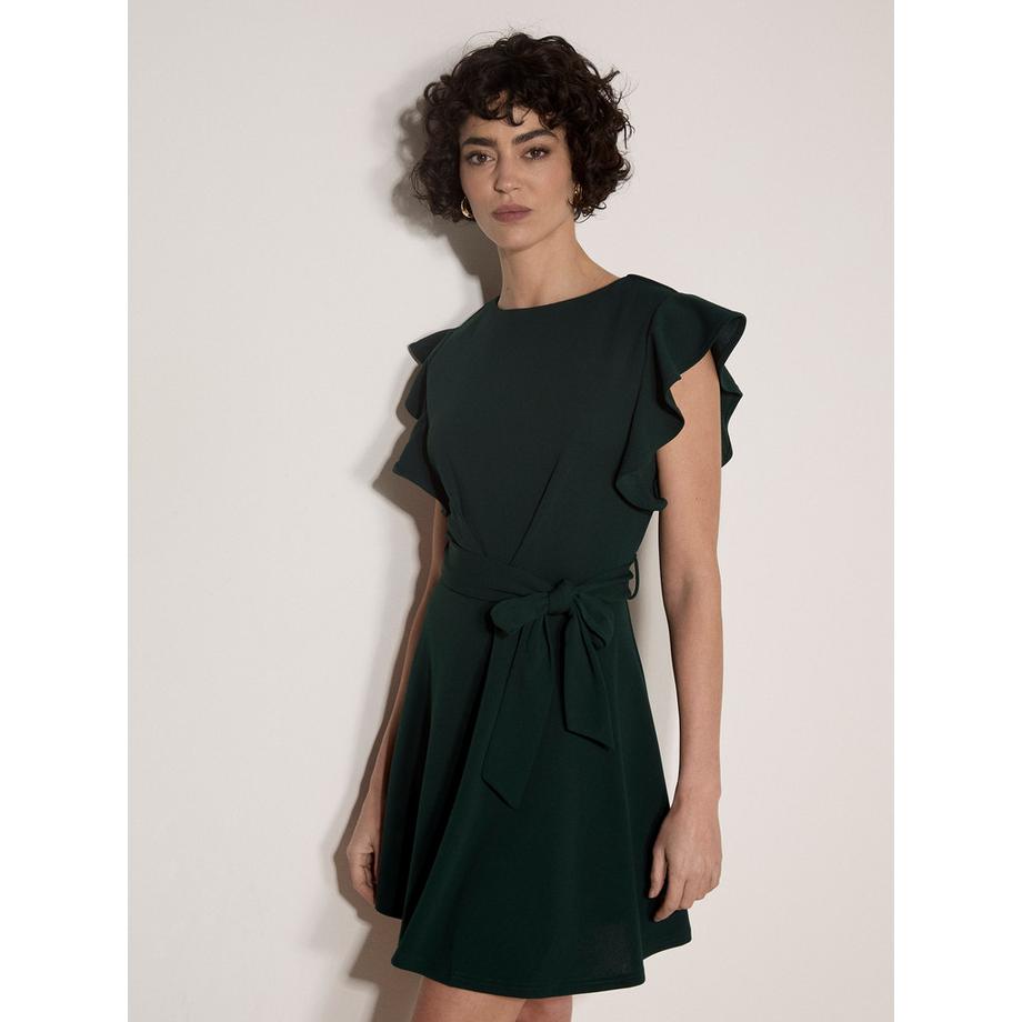 Mini-robe en crêpe de jersey