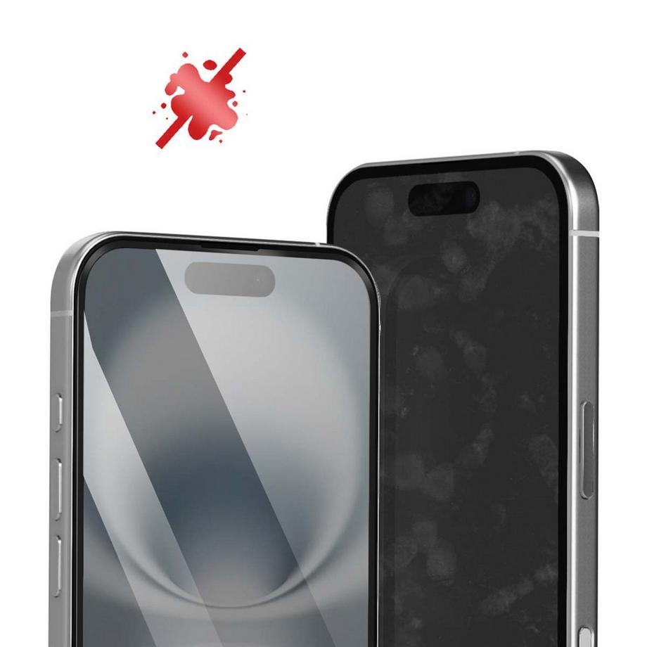 Avizar  3D Panzerglas iPhone 16 Rand stark 