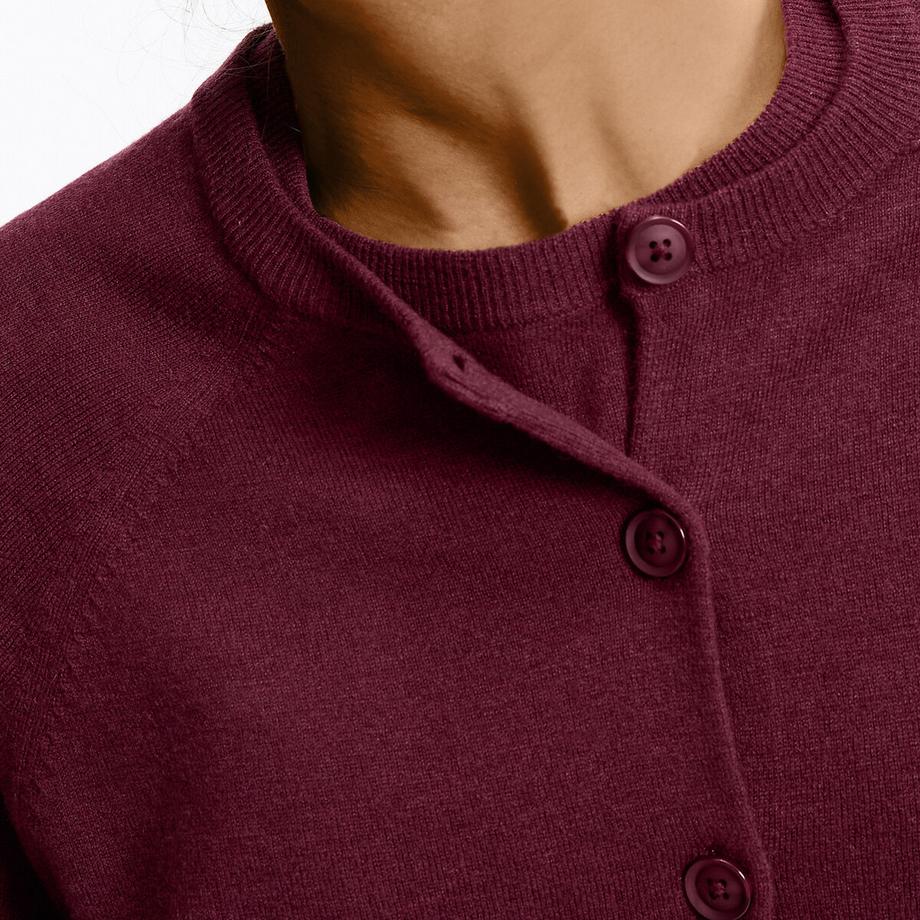 La Redoute Collections Cardigan Girocollo in Maglia Fine  