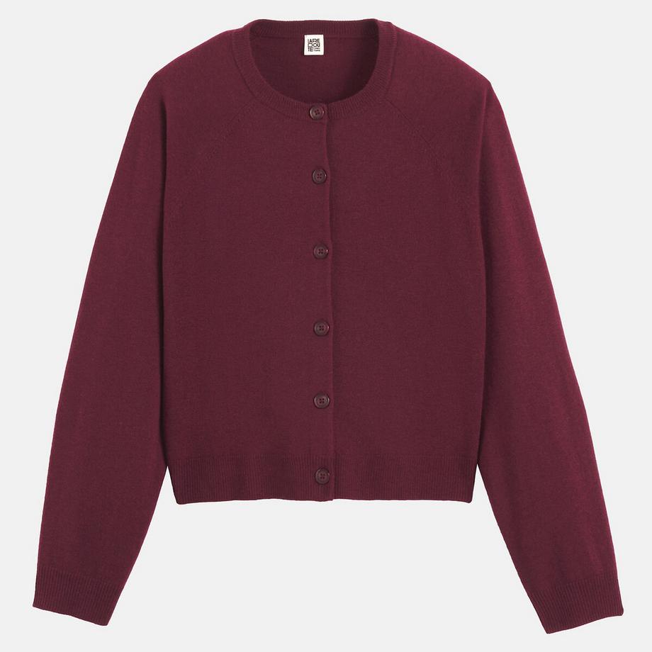 La Redoute Collections Cardigan Girocollo in Maglia Fine  
