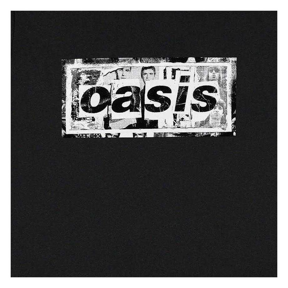 Oasis T-Shirt Live '25 World Tour avec Imprimé au Dos  