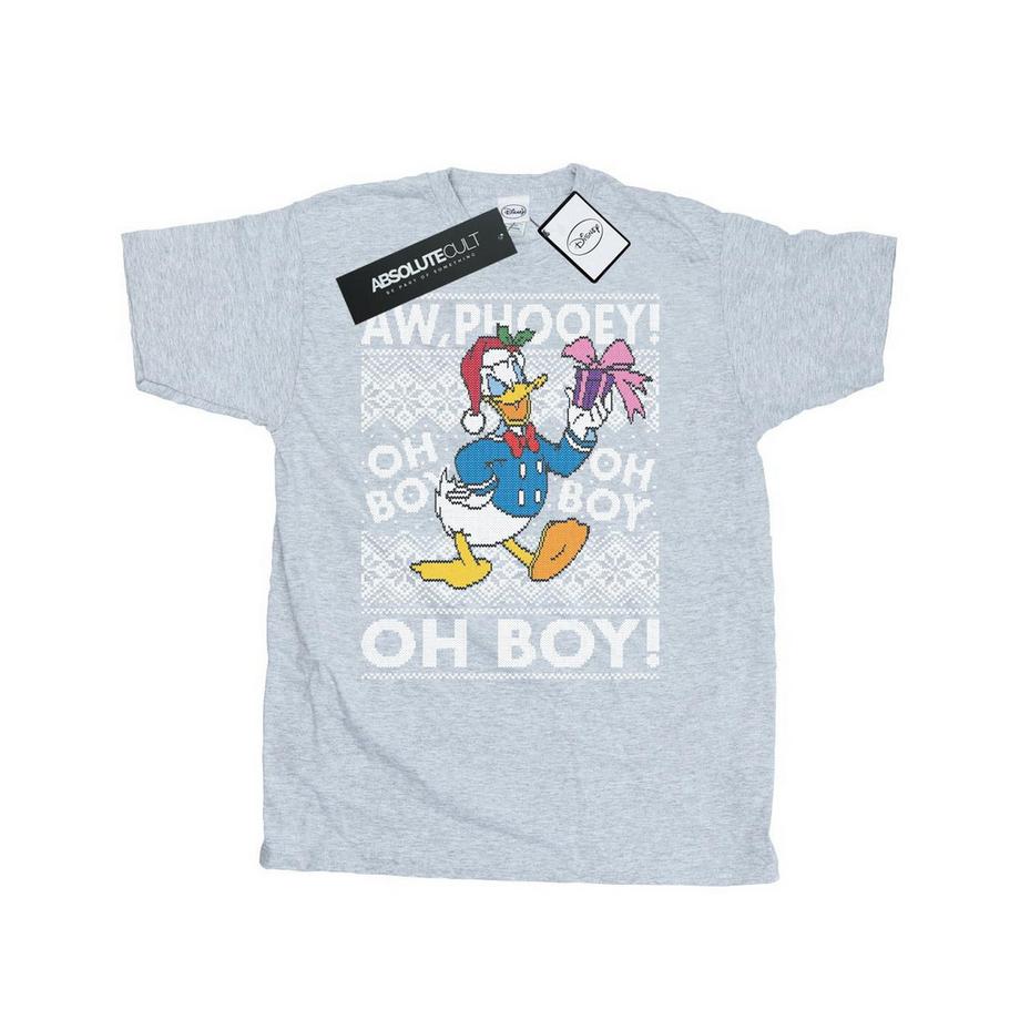 Disney Donald Duck Christmas Aw Phooey Oh Boy T-Shirt  