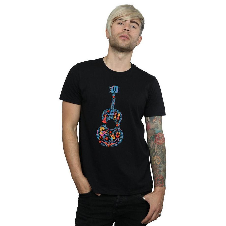 Disney Coco T-Shirt Stampa Chitarra  
