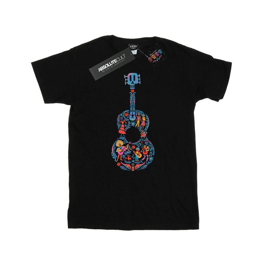 Disney Coco T-Shirt Stampa Chitarra  