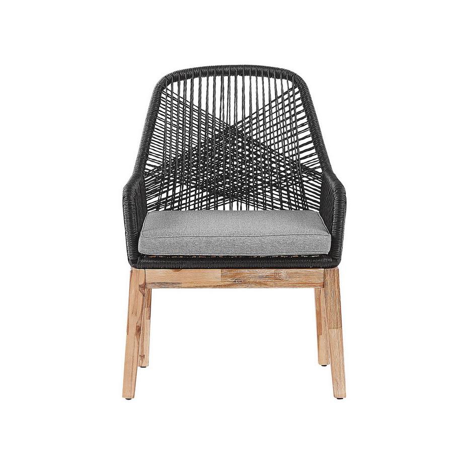 Beliani Gartentisch mit Stühlen aus Faserzement Industriell OLBIA  