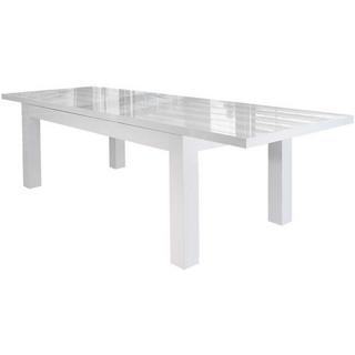 mutoni Tavolo da pranzo 180-260x90 cm bianco  