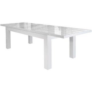 mutoni Tavolo da pranzo 180-260x90cm bianco  